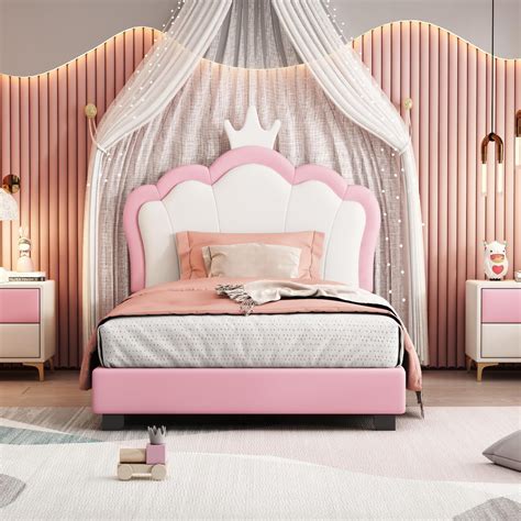 bed girly|full bed frame for girl.